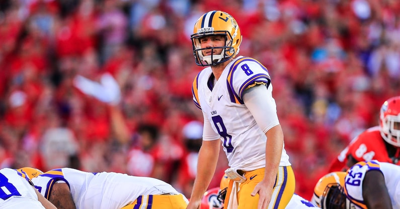 Former LSU QB Zach Mettenberger is Father Ryan (Nashville's) new head coach (Photo:  © Daniel Shirey-Imagn Images)